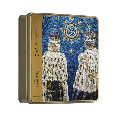 Mosaico Reale Galla Placidia x ABA Ravenna - 360g di Biscotti Bizantini colore ORO
