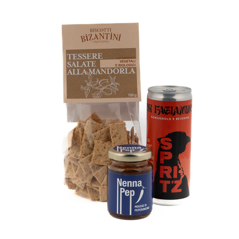 Kit Aperitivo Estate Ravenna Mandorla "Ci sono amori che non finiscono con l'estate"