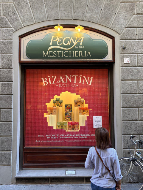 Bizantini a Firenze: due giornate di degustazione da Pegna e una vetrina fino al 03 Luglio