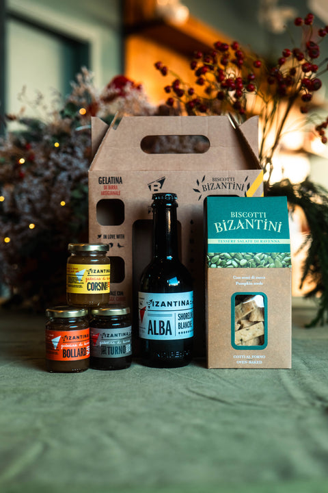 KIT APERITIVO Birra BIZANTINA - Momenti salati da condividere