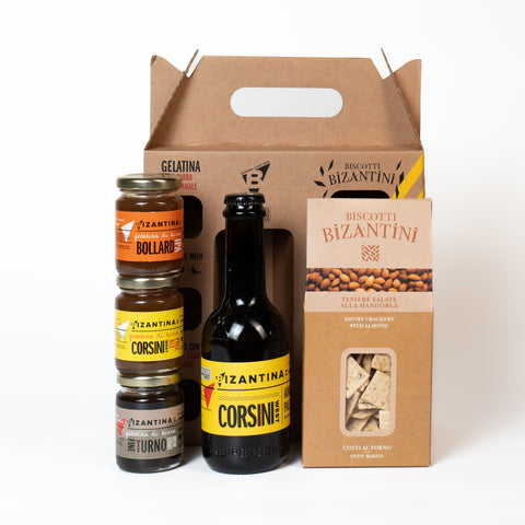 KIT APERITIVO Birra BIZANTINA - Momenti salati da condividere