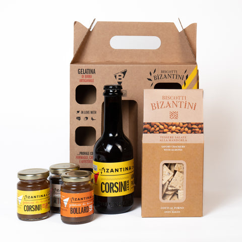 KIT APERITIVO Birra BIZANTINA - Momenti salati da condividere