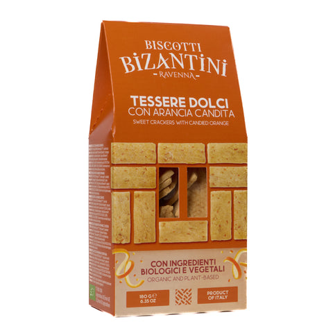 Biscotti dolci all'arancia candita Bio